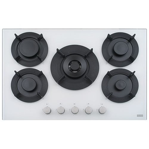 Franke: Plaque de cuisson à gaz Maris Free Colore FHMF 755 4G DC C WH 106.0541.753 75 cm, finition blanche