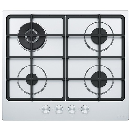 Franke: Smart 600 FHSM 604 3G DC XS C 106.0554.391 Plaque de cuisson à gaz 59 cm en acier inoxydable satiné