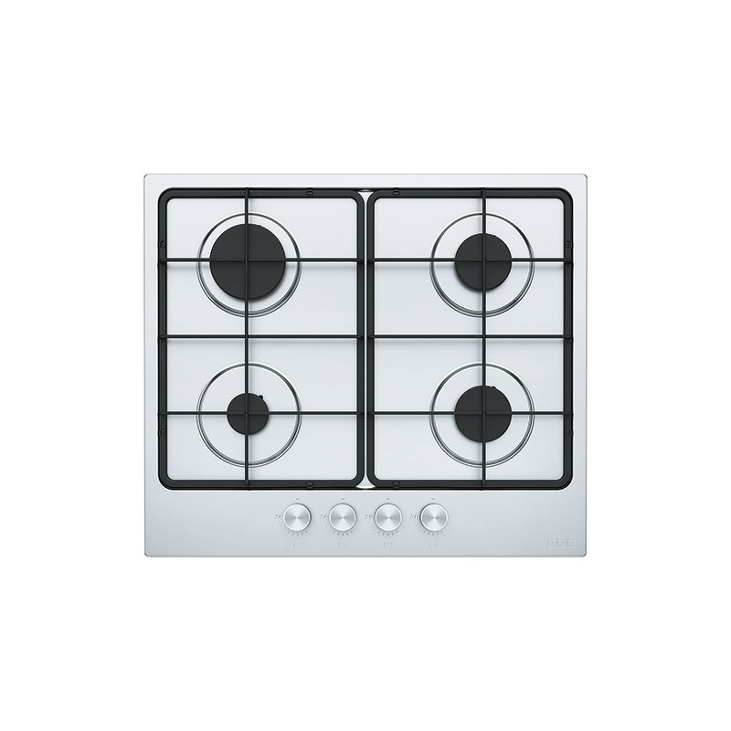  Franke: Plaque de cuisson à gaz Smart 600 FHSM 604 4G XS E 106.0554.314 59 cm en acier inoxydable satiné