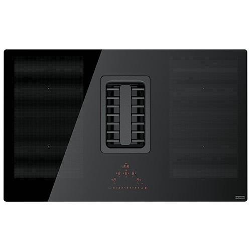 Franke: Plaque à induction Maris 2-gether FMA 839 HI 340.0595.364 avec hotte intégrée, 83 cm, finition noire