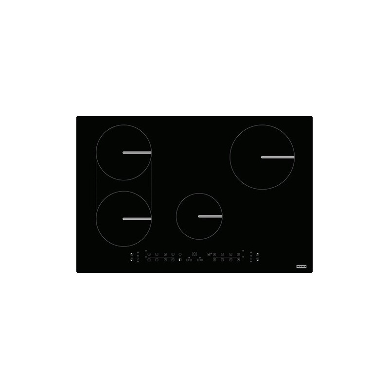  Franke: Placa de inducción Smart FSM 804 IB BK 108.0606.110 de 77 cm, acabado en negro.