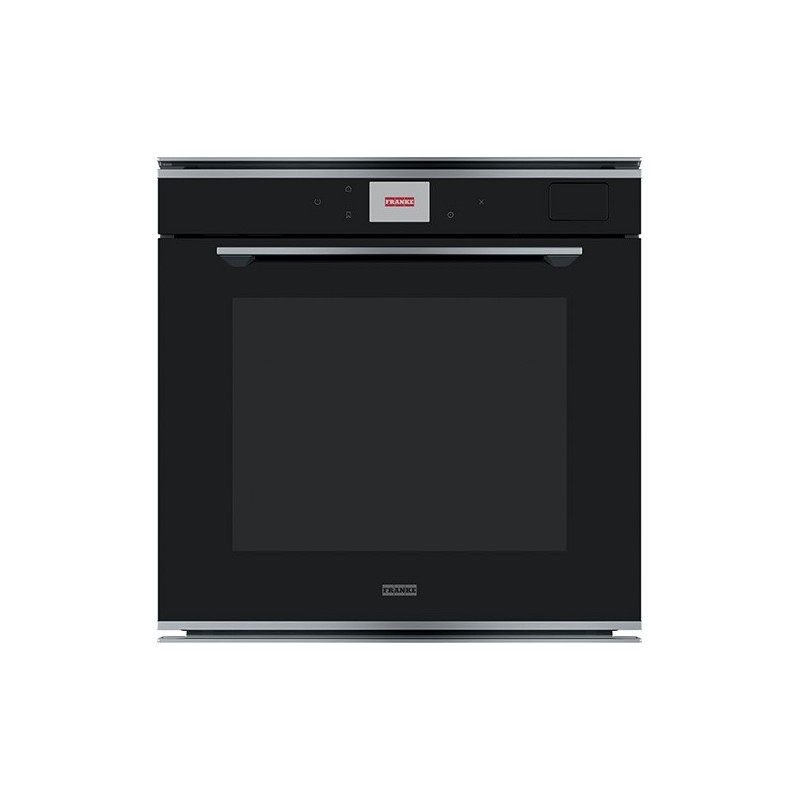  Franke: Four multifonction vapeur Mythos FMY 99 HS XS 116.0613.706, finition inox satiné, 60 cm, verre noir