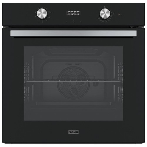 Franke: Four multifonction Smart Color FSM 86 H BK 116.0606.091, 60 cm, finition cristal noir