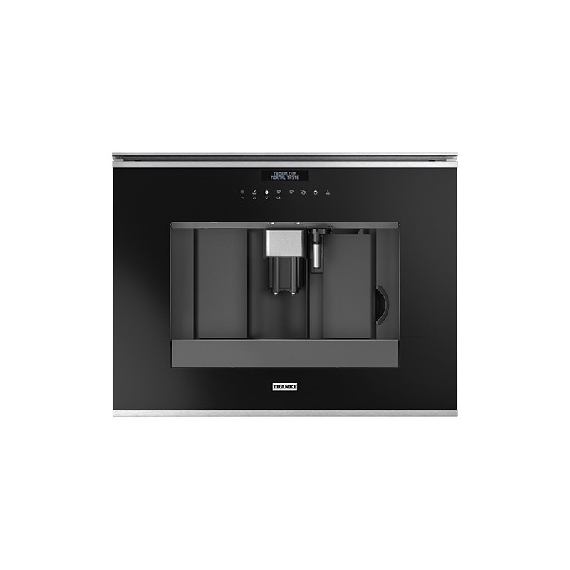  Franke Built-in coffee machine Mythos FMY 45 CM XS 131.0627.473 satin stainless steel finish - 60 cm black crystal
