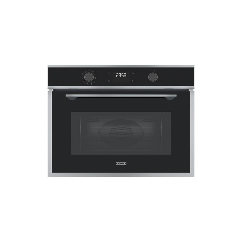  Franke: Horno microondas Maris FMA 45 MW XS 131.0606.104, acero satinado - cristal negro de 60 cm