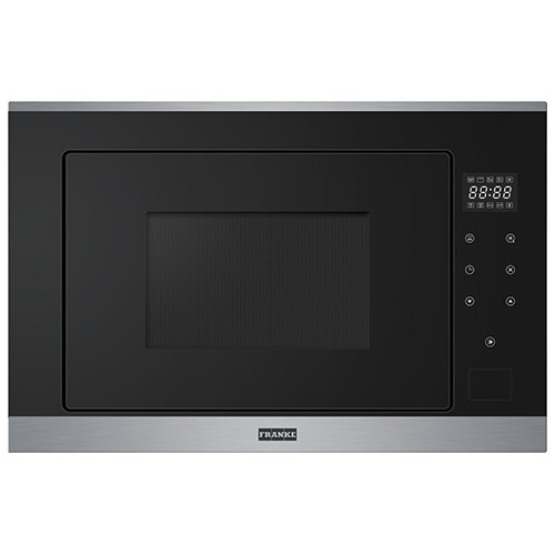 Franke Smart microwave oven FSM 25 MW XS 131.0627.471 satin stainless steel finish - 60 cm black crystal