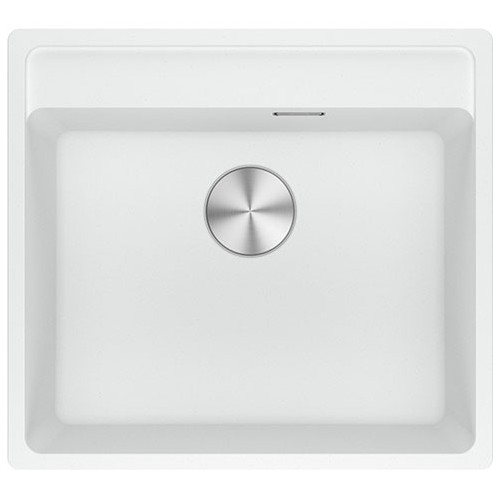 Franke: Fregadero de un solo seno, Maris MRG 610-52 TL 114.0661.646, acabado fragranite blanco, 56x51 cm