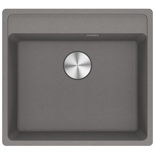 Franke: Lavello una vasca Vasche Sopratop Maris MRG 610-52 TL 114.0661.644 finitura fragranite stone grey da 56x51 cm