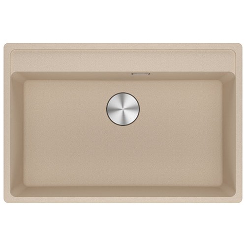 Franke: Sink Single Bowl Above-Mount Tubs Maris MRG 610-72 TL 114.0661.673 Fragranite Oatmeal Finish 76x51 cm