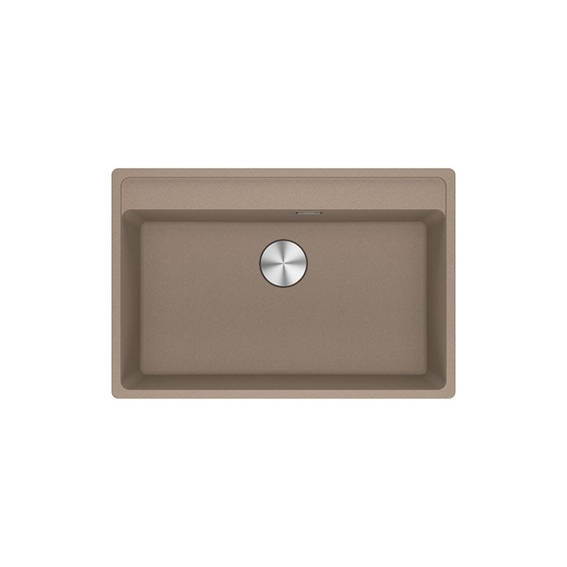  Franke: Évier à une cuve, Maris MRG 610-72 TL 114.0661.672, finition Fragranite Oyster, 76 x 51 cm