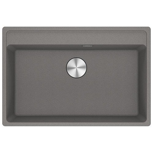 Franke: Évier à une cuve, Maris MRG 610-72 TL 114.0661.668, finition Gris pierre Fragranite, 76 x 51 cm