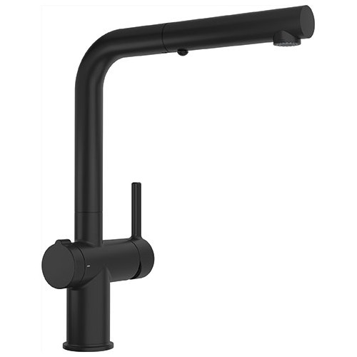Grifo monomando para ducha Franke Active Twist 115.0669.769, acabado negro mate