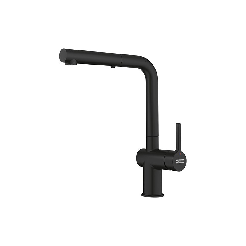  Franke: Grifo monomando Active Doccia 115.0653.382, acabado negro mate
