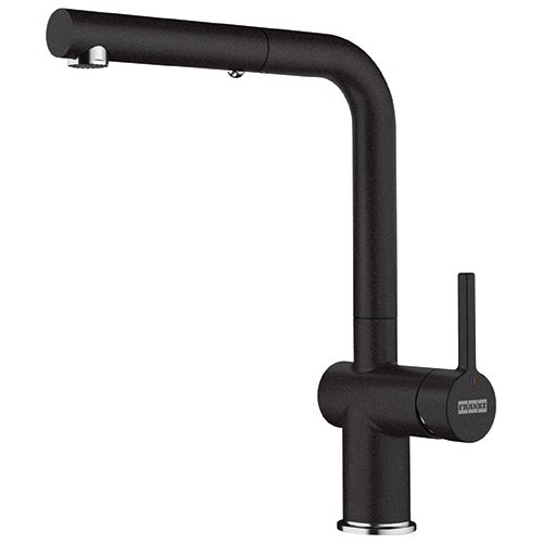 Franke: Grifo monomando Active Doccia 115.0653.384, acabado negro