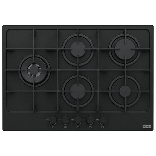 Franke: Maris 750 FHMA 755 4G DCL MB C 106.0670.114 gas hob, 73 cm, matt black finish
