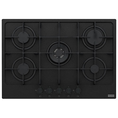 Franke: Maris 750 FHMA 755 4G DC MB C 106.0670.113 gas hob, 73 cm, matt black finish