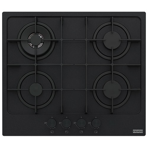 Franke: Plaque de cuisson à gaz Maris 600 FHMA 604 3G DC MB C 106.0670.112, 59 cm, finition noir mat