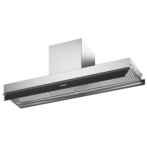 Franke: Hotte intégrée, style anti-gouttes FST, finition acier inoxydable satiné, 120 cm (120 x 305,0662,834).