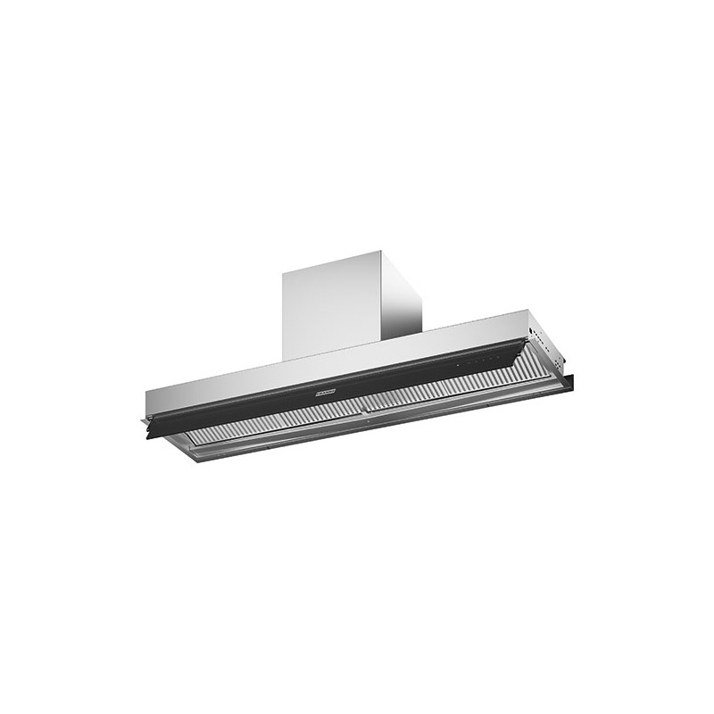  Franke: Hotte intégrée, style anti-gouttes FST, finition acier inoxydable satiné, 120 cm (120 x 305,0662,834).