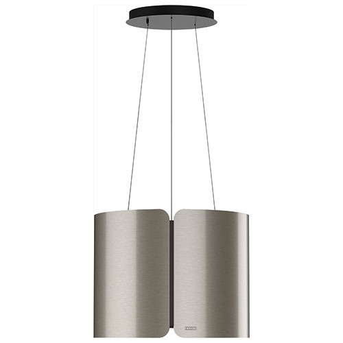 Franke: Hotte îlot intelligente FSMS F42 SS/BK MATT 345.0654.870, finition inox Ø42 cm