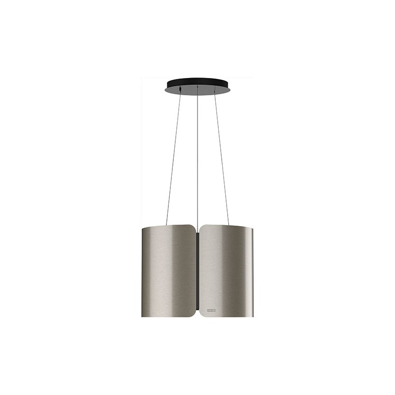  Franke: Hotte îlot intelligente FSMS F42 SS/BK MATT 345.0654.870, finition inox Ø42 cm