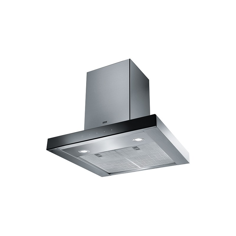  Hotte murale Franke Mythos FCR 625 TC BK XS 325.0653.923, 60 cm, finition inox et verre noir