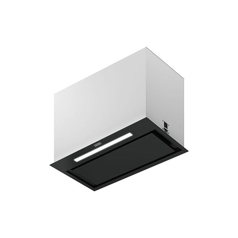  Franke: Box Plus avec hotte intégrée, coloris FBFP BK MATT A52 305.0665.391, finition noir mat, 52 cm