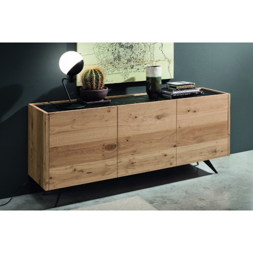 Maronese Acf OLIMPIA buffet autoportant avec piètement en métal L.180 cm - 3 portes