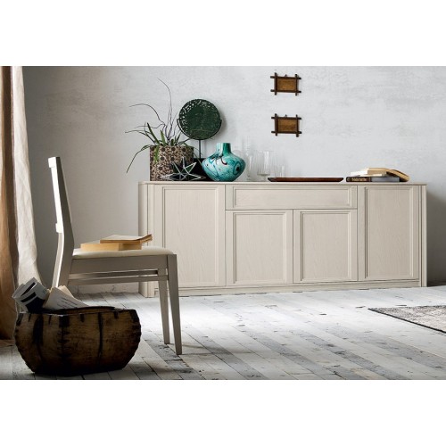 Maronese Acf IRIS sideboard with plinth L.198 cm - 4 doors and 1 drawer
