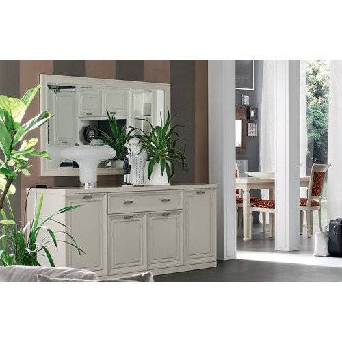 Maronese Acf MURANO sideboard with plinth L.190 cm - 4 doors and 1 drawer