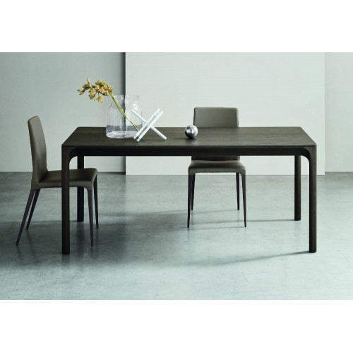 Maronese Acf DELTA extendable table with ash structure and ash top measuring L.160(240) cm - With 2 side extensions