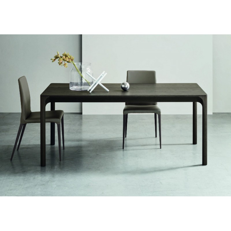  Maronese Acf DELTA extendable table with ash structure and ash top measuring L.160(240) cm - With 2 side extensions