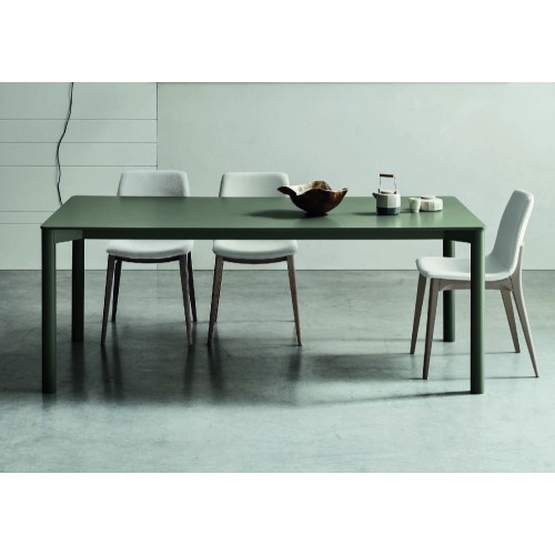 Maronese Acf RADIUS fixed table with wooden structure and wooden top measuring L.100 cm