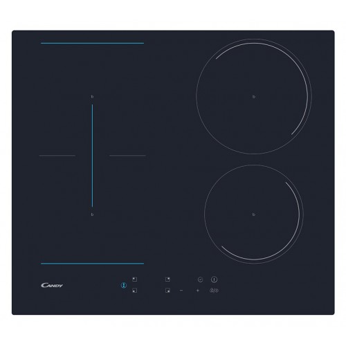 Candy Induction hob 33801943 CTP643C in 59 cm black glass ceramic