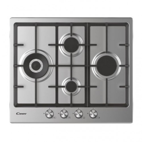 Candy Gas hob 33802779 CHG6DWEX 60 cm stainless steel finish