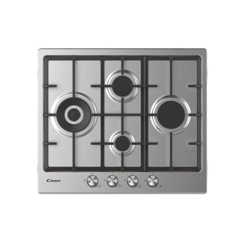  Candy Gas hob 33802779 CHG6DWEX 60 cm stainless steel finish