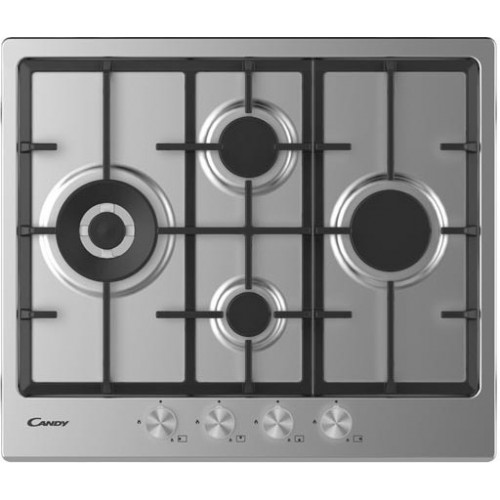 Candy Gas hob 33801849 CHG6D4WPX 60 cm stainless steel finish