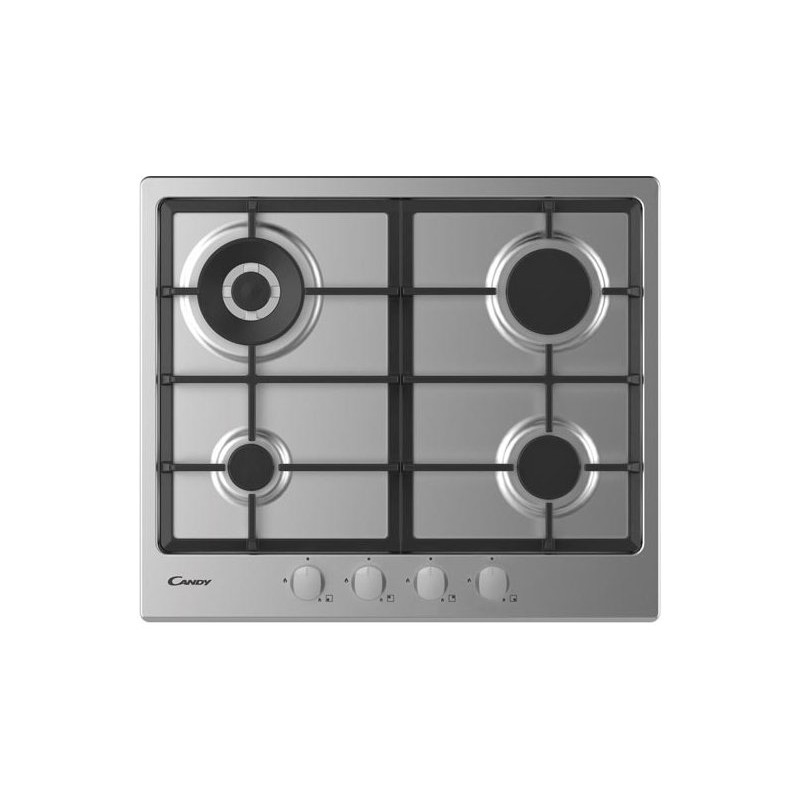  Candy Gas hob 33801987 CHG6BR4WX 60 cm stainless steel finish