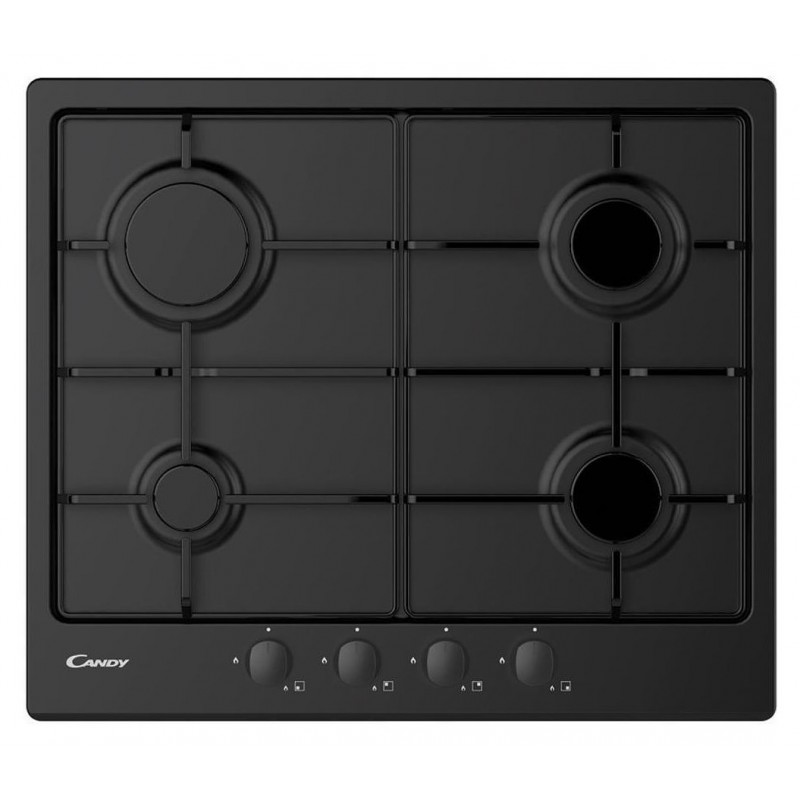  Placa Gas Candy 33801972 CHW6BRBB acabado negro 60 cm