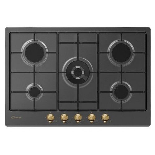 Candy Gas hob 33801981 CHW74WGTGH anthracite finish 75 cm