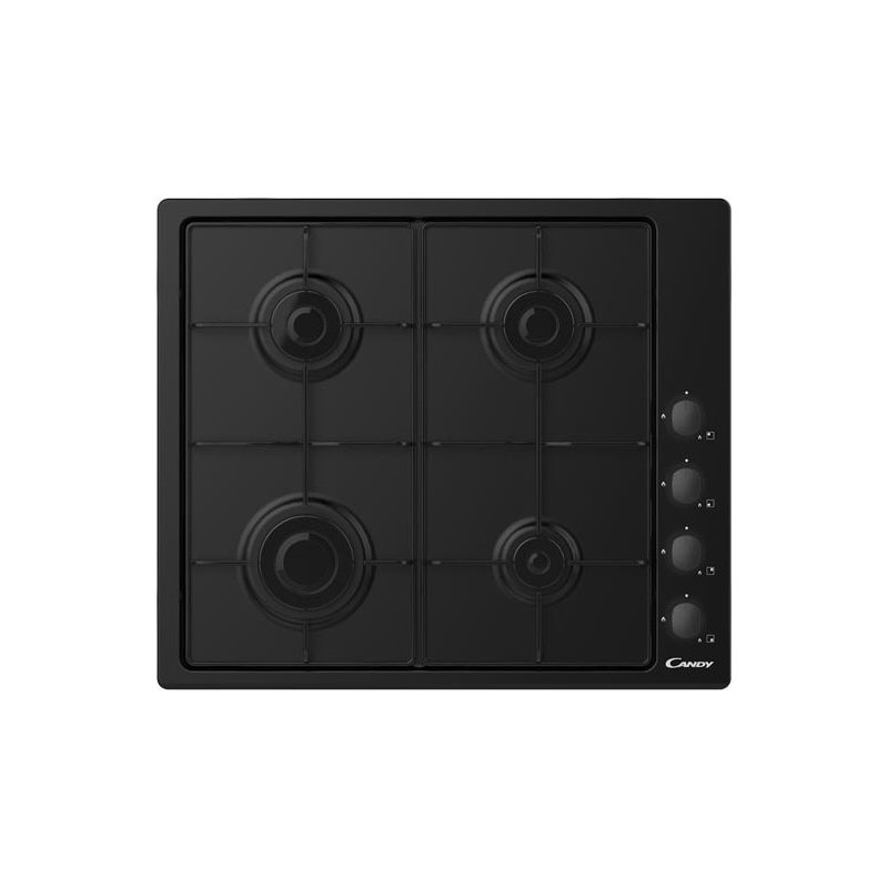  Candy Gas hob 33801977 CHW6LBB black finish 60 cm