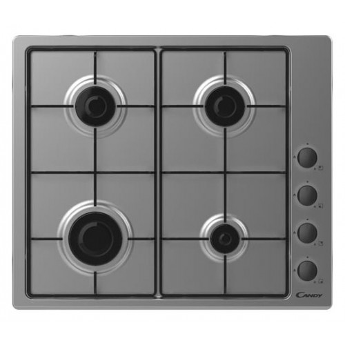 Candy Gas hob 33801976 CHW6LBX 60 cm stainless steel finish