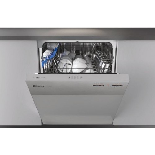 Candy Partial built-in dishwasher 32901324 CDSN L350PS with 60 cm silver dashboard