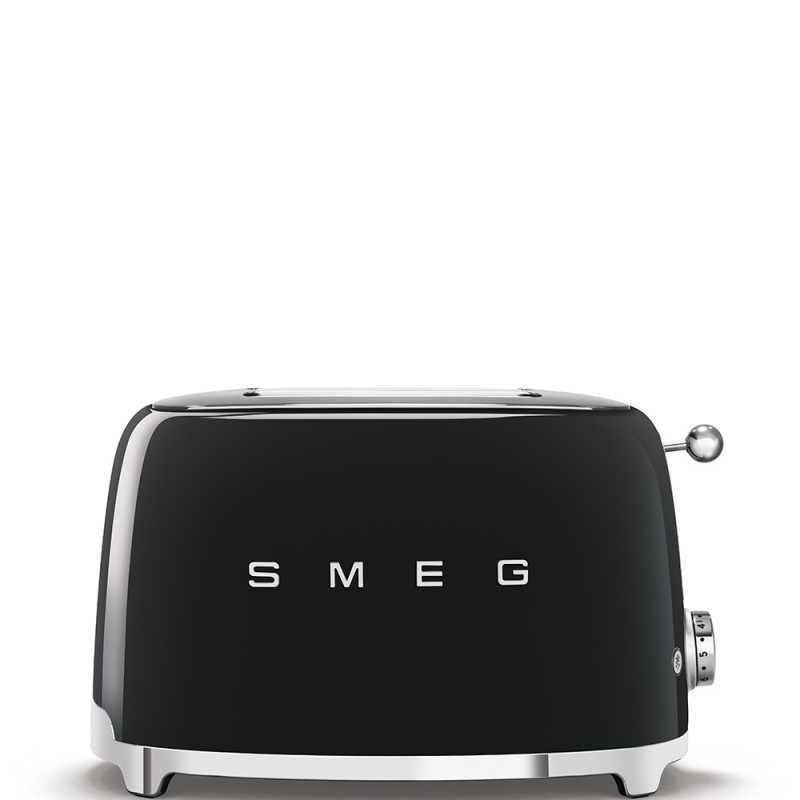  Grille-pain Smeg 2x2 TSF01BLEU finition noire
