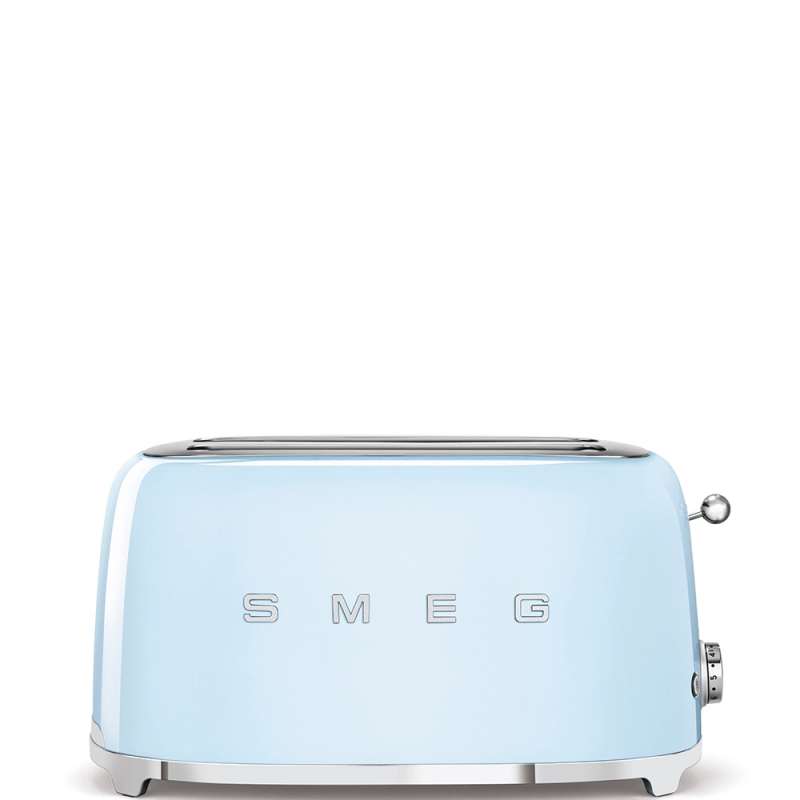  Grille-pain Smeg 4x2 TSF02PBEU finition bleu clair