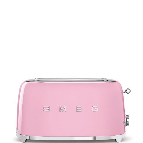 Grille-pain Smeg 4x2 TSF02PKEU finition rose