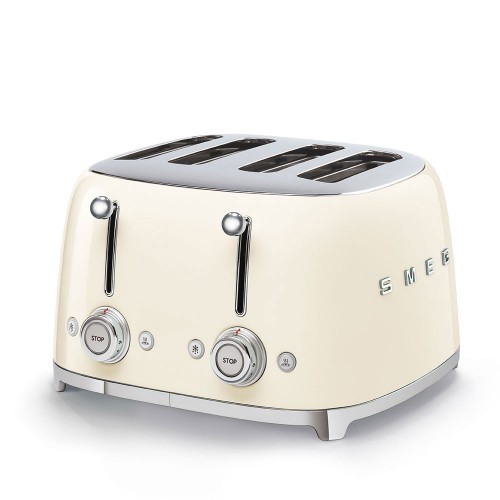 Smeg 4x4 toaster TSF03CREU cream finish