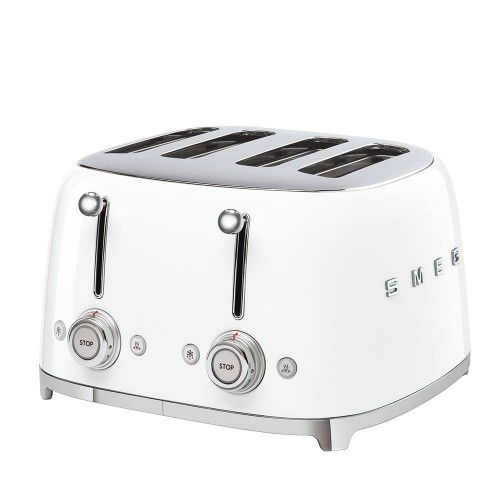 Grille-pain Smeg 4x4 TSF03WHEU finition blanche