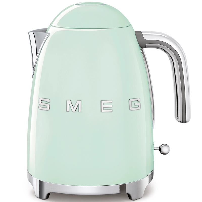 Smeg Electric kettle KLF03PGEU pastel green finish with Smeg 3D logo