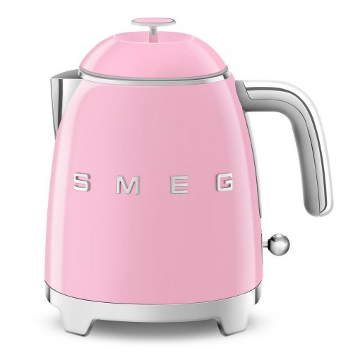 Smeg Mini bouilloire KLF05PKEU finition rose avec logo Smeg 3D